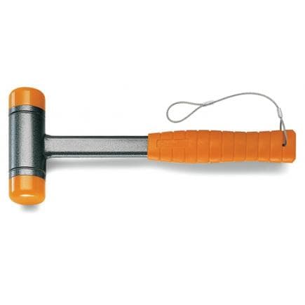 BETA 013924035 - Maillet sans rebond à poignée surmoulée grand confort, manche en acier, H-SAFE