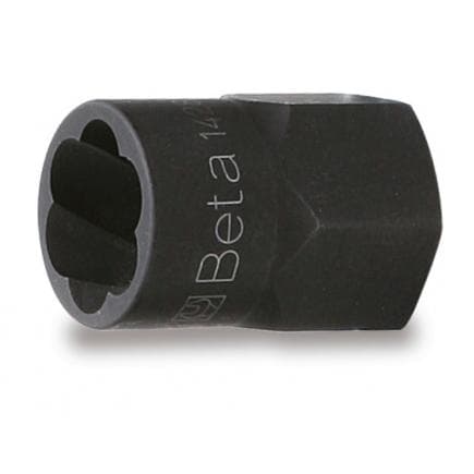 BETA 014280011 - Extracteur d'écrous endommagés avec carrés 3/8" et 1/2" (lot muliple)