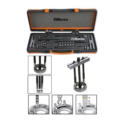 BETA 015470006 - Extracteurs pour roulements à fausses billes en coffret métallique