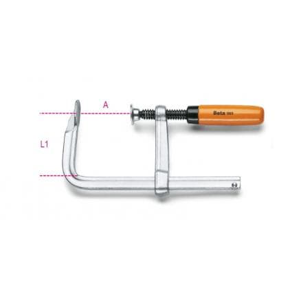 BETA 015930016 - Serre-joints à vis avec poignée (lot muliple)