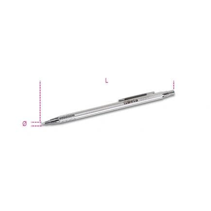 BETA 016880300 - Pointe à tracer rétractable en carbure en acier trempé chromé