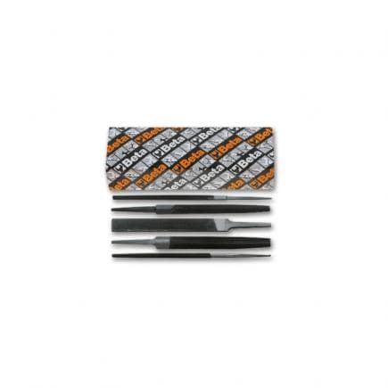 BETA 017180030 - Jeu de 5 limes demi-douce, sans manche 6"
