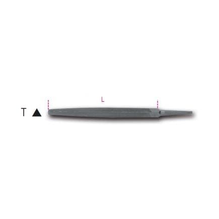 BETA 017180123 - Lime triangulaire grossière, sans manche (lot muliple)