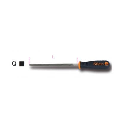 BETA 017190021 - Lime carrée demi-douce, avec manche (lot muliple)