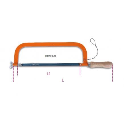 BETA 017274001 - Monture de scie à métaux type soudeur avec lame, H-SAFE