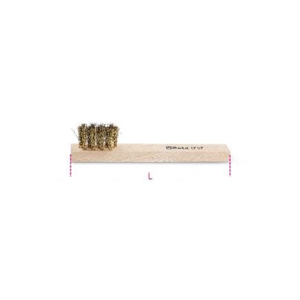 BETA 017370001 - Brosse à bougies avec fils en cuivre ondulé ø fil 0,2mm (lot muliple)