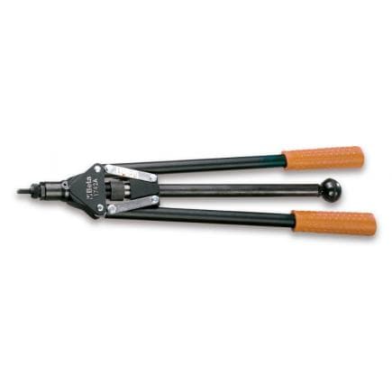 BETA 017420100 - Pince à riveter gros effort pour embouts filetés fournie avec 4 embouts
