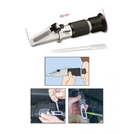 BETA 017590251 - Analyseur optique pour liquides de refroidissement, batterie, lave-vitres et AdBlue® En étui rigide