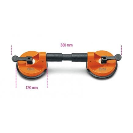 BETA 017660001 - Ventouse double pour pare-brise (lot muliple)