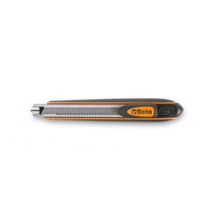 BETA 017700050 - Cutter avec blocage automatique de la lame, avec 6 lames de rechange (lot muliple)