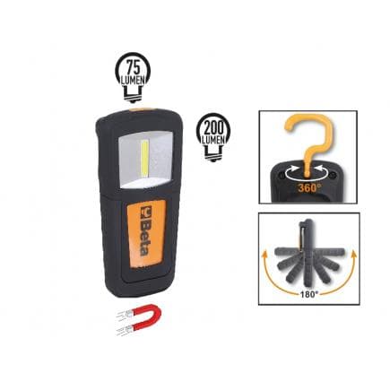 BETA 018380010 - Lampe rechargeable compacte à LEDs très haute luminosité