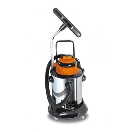 BETA 018740050 - Aspirateur 50 litres eau et poussières pour usage professionnel en acier inox