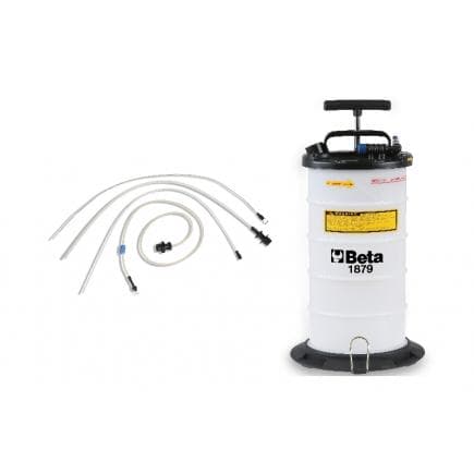 BETA 018790001 - Aspirateur pour liquides manuel et pneumatique (9,5 l)