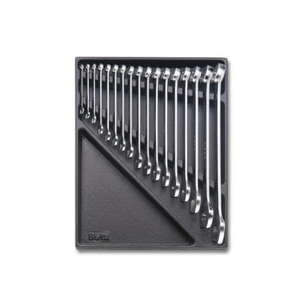 BETA 024240001 - Plateau thermoformé rigide avec clés mixtes (17 pcs.)