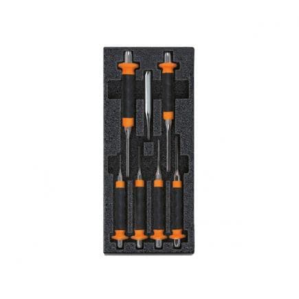 BETA 024240239 - Plateau thermoformé rigide avec chasse-goupille avec poignée (7 pcs.)