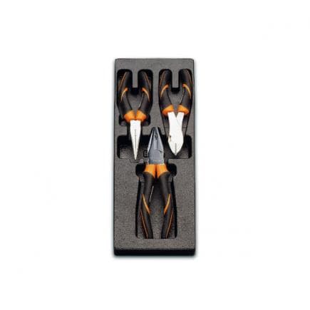 BETA 024240137 - Plateau thermoformé rigide avec pinces et pince coupante BM (3 pcs.)