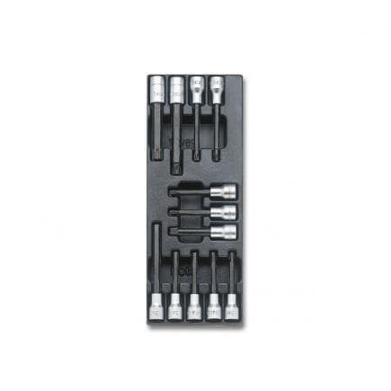 BETA 024240113 - Plateau thermoformé rigide avec douilles 1/2" (12 pcs.)