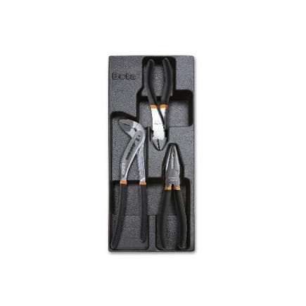 BETA 024240156 - Plateau thermoformé rigide avec pinces et cutters (3 pcs.)