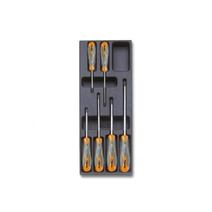 BETA 024240172 - Plateau thermoformé rigide avec tournevis (6 pcs.)