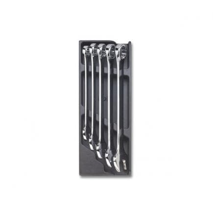 BETA 024240019 - Plateau thermoformé rigide avec clés mixtes (5 pcs.)