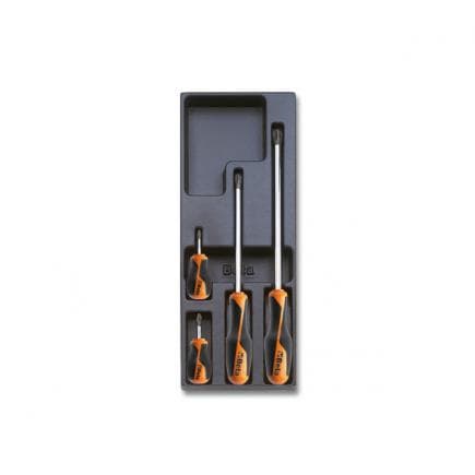 BETA 024240204 - Plateau thermoformé rigide avec tournevis (4 pcs.)