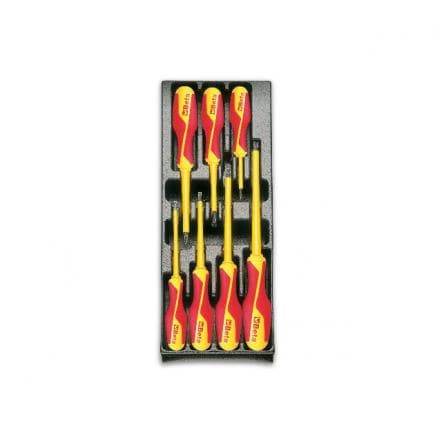 BETA 024240226 - Plateau thermoformé rigide avec tournevis isolés 1000V (7 pcs.)