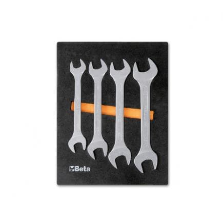 BETA 024500038 - Plateau thermoformé souple avec clés à fourche (4 pcs.)