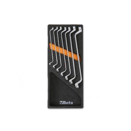 BETA 024500040 - Plateau thermoformé souple avec clés polygonales (7 pcs.)