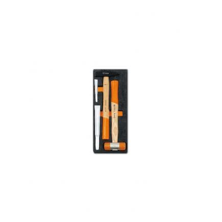 BETA 024500234 - Plateau souple en EVA avec outils d'impact (4 pcs)