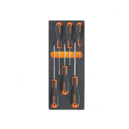 BETA 024500216 - Plateau thermoformé souple avec tournevis Beta Easy pour vis Phillips® (6 pcs.)