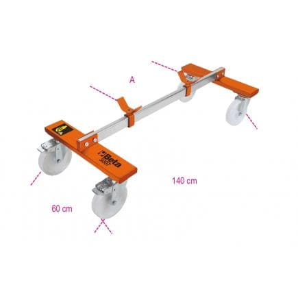 BETA 030070001 - Chariot de déplacement de véhicules sans roues