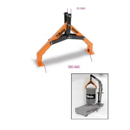 BETA 030250011 - Pince de levage de fûts