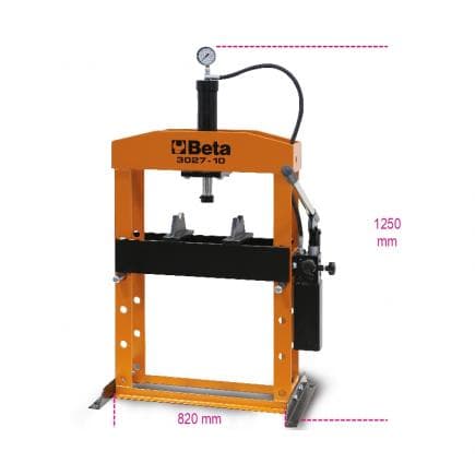 BETA 030270010 - Presse hydraulique de table avec piston mobile 10t