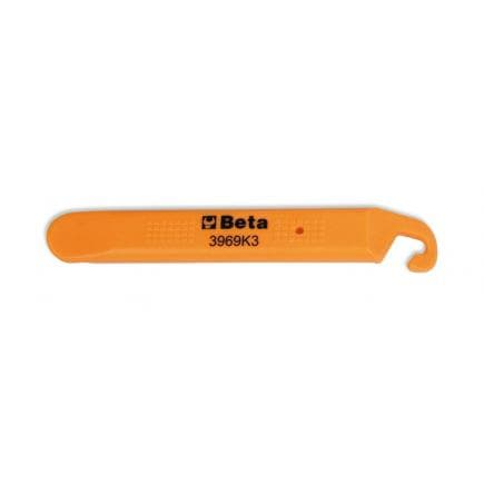 BETA 039690130 - Jeu de 3 leviers démonte-pneus en plastique