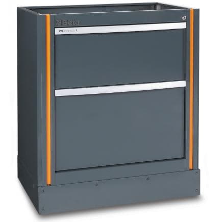 BETA 055000202 - Module fixe à 2 tiroirs pour ameublement atelier