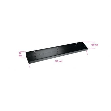 BETA 055000374 - Etagère métallique pour angle haut