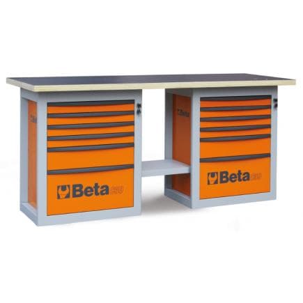 BETA 059000032 - Etabli "Endurance" avec 2 commodes de 6 tiroirs