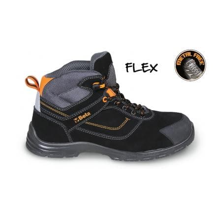 BETA 072180045 - Chaussure montante en Nubuck Action hydrofuge avec insert anti-abrasion sur l'embout, délaçage rapide, S3 RS SRC