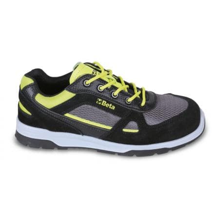 BETA 073140241 - Chaussure basse en croûte de velours avec inserts en nylon mesh et carbone, S1P SRC