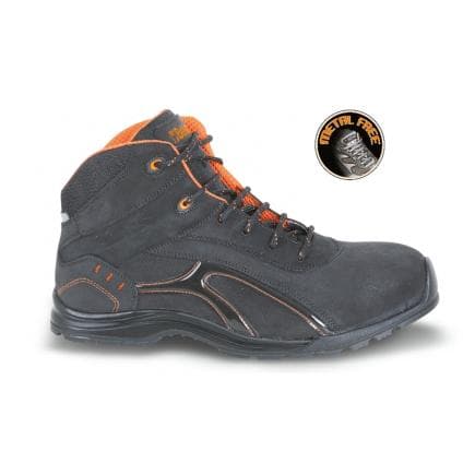 BETA 073500147 - Chaussure montante en cuir croûte Nubuck hydrofuge avec semelle en caoutchouc et anneau en PU souple, S3 HRO SRC
