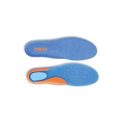 BETA 073980063 - Semelle intérieure anatomique en TPR GEL avec effet amortissant prononcé, support de la voûte plantaire et coussinet dans la zone...