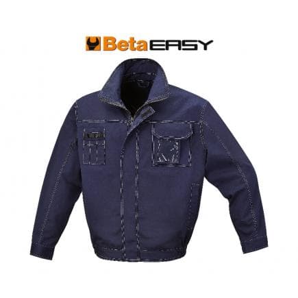 BETA 078490103 - Veste de travail en T/C twill, bleu