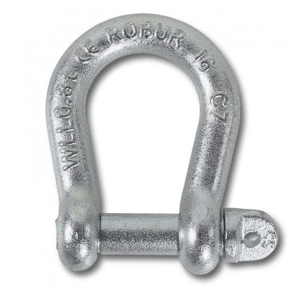 BETA 080280114 - ROBUR - Manille lyre, estampée à chaud, zinguée (lot muliple)