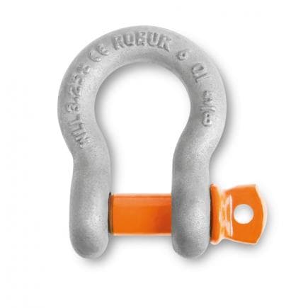 BETA 080290124 - ROBUR - Manille lyre haute résistance en acier allié, axe carré femelle, bride galvanisée à chaud (lot muliple)