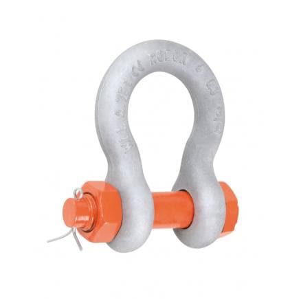 BETA 080310110 - ROBUR - Manille lyre haute résistance en acier allié, axe avec écrou à goupille, bride galvanisée à chaud (lot muliple)