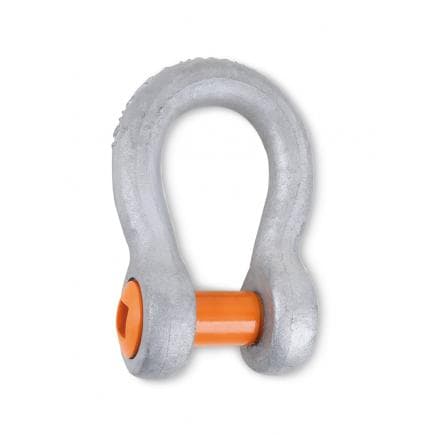 BETA 080320010 - ROBUR - Manille lyre haute résistance en acier allié, axe carré femelle, bride galvanisée à chaud (lot muliple)