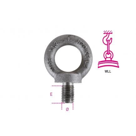 BETA 080409312 - ROBUR - Anneau de levage mâle unicolor (sous blister)