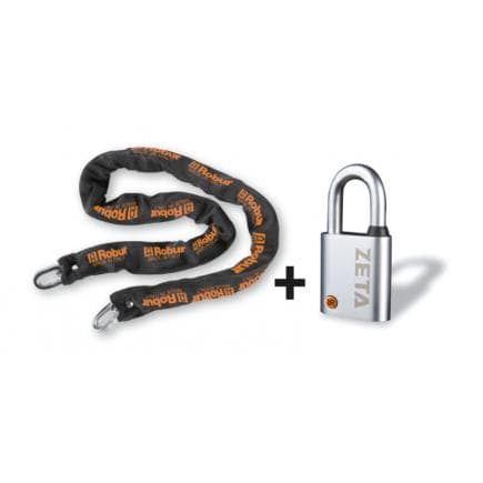 BETA 081310060 - ROBUR - Chaîne antivol avec cadenas