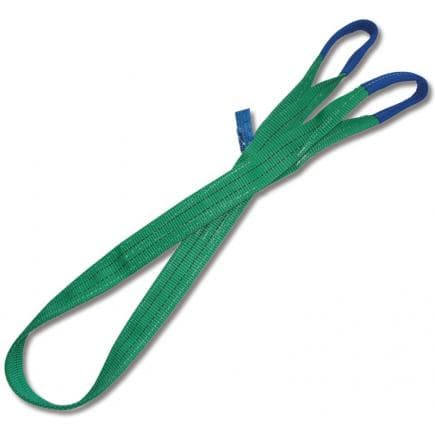 BETA 081530010 - ROBUR - Élingue plate, 2t, vert, double couche, boutonnières renforcées, en polyester haute ténacité (PES)