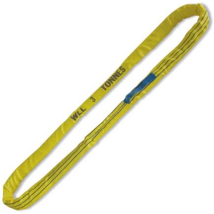 BETA 081760010 - ROBUR - Élingue ronde, 3t, jaune, en polyester haute ténacité (PES)